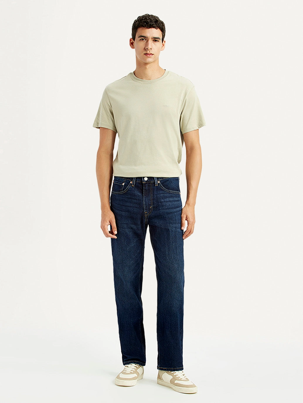 Men's 505 Indigo Straight Fit Mid Rise Jeans Breathable fabric technology Universal Fit Design