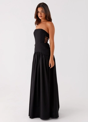 Conagh Maxi Dress - Black Vibrant Hue Outfit Boost