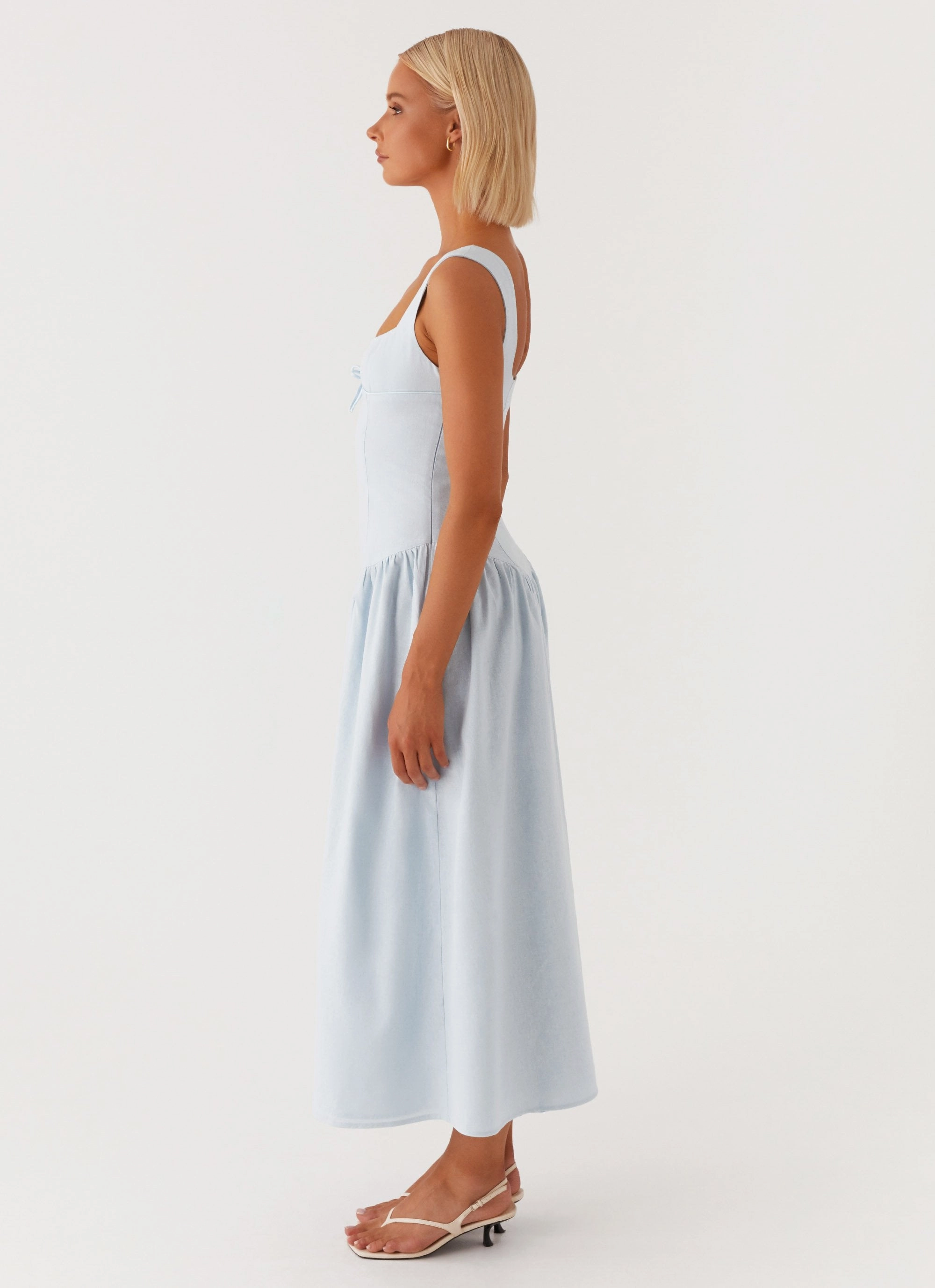 Art Event Perfect Length Suzie Midi Dress - Blue