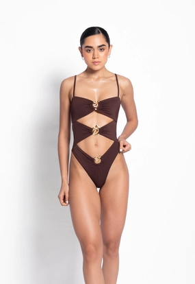 Espiral Trikini One Piece Tropical Paradise