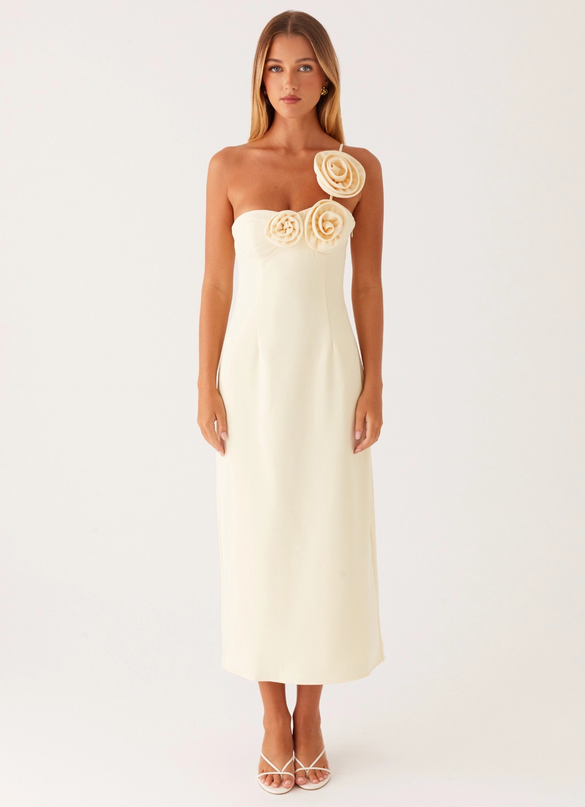 Sweetpea Midi Dress - Yellow Calm Style Summer Ready