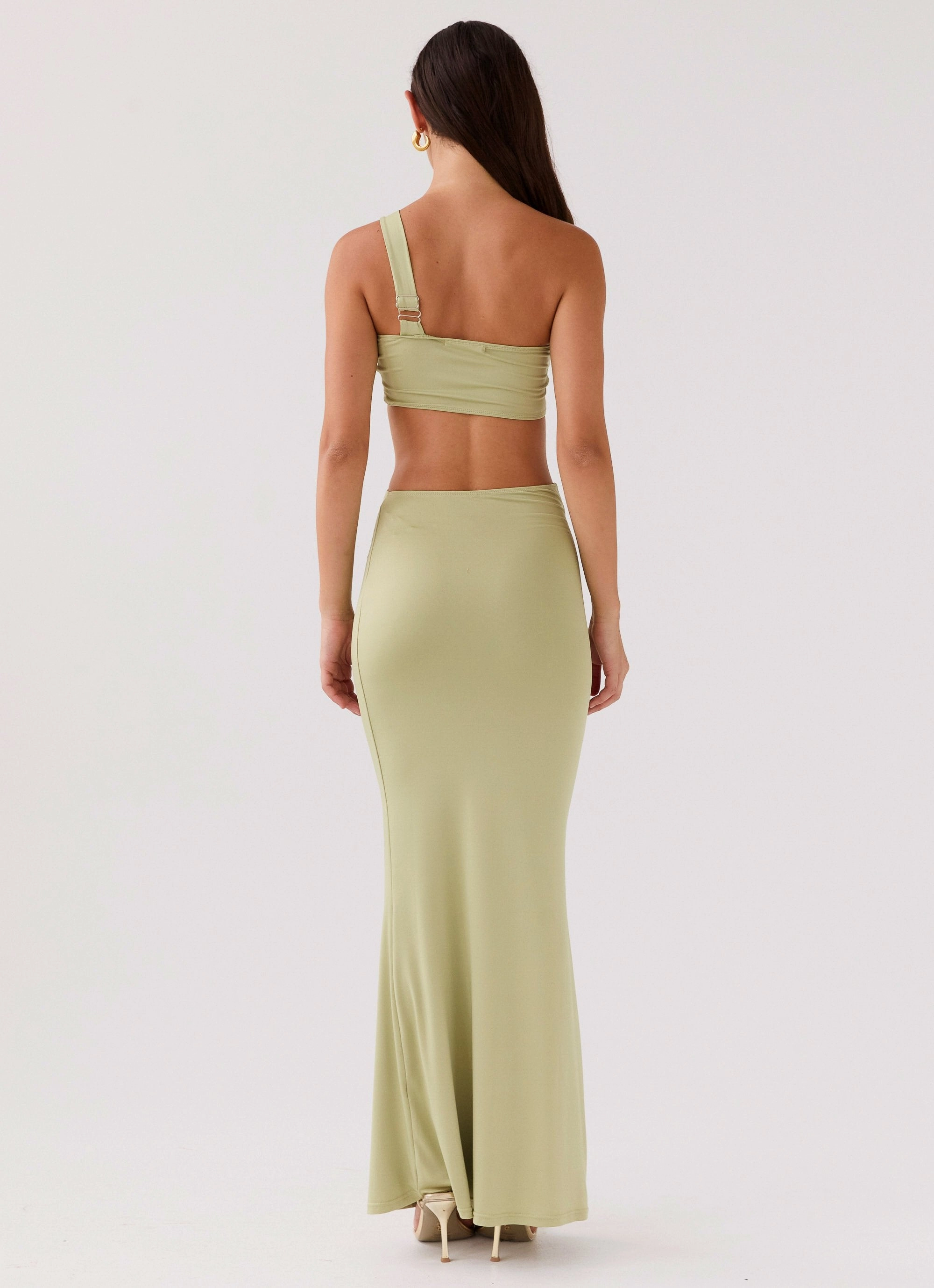 Sycamore Twist Maxi Dress - Fern Soft and Relaxed