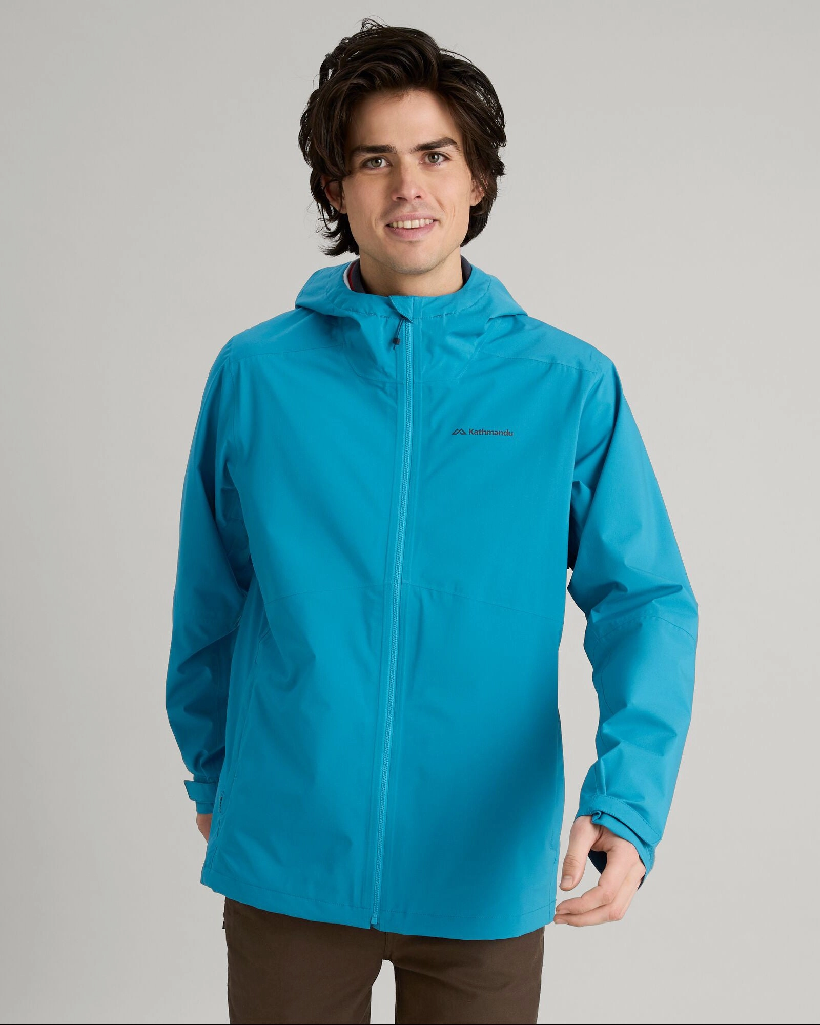 Rugged Daily Style Men's Trailhead Stretch 2.5-layer Rain Jacket - Eddy