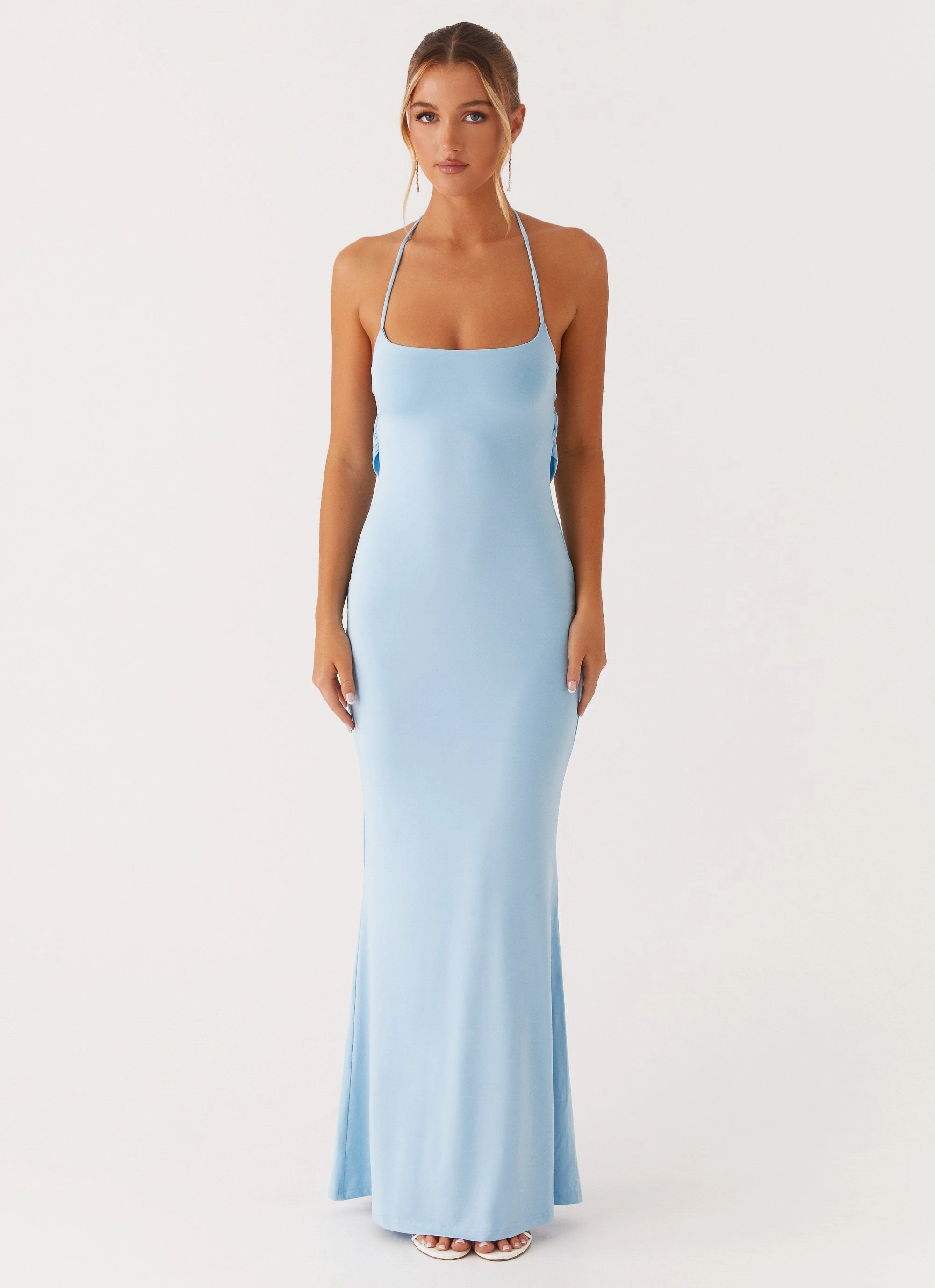 Practical-Style Talk About Us Maxi Dress - Blue