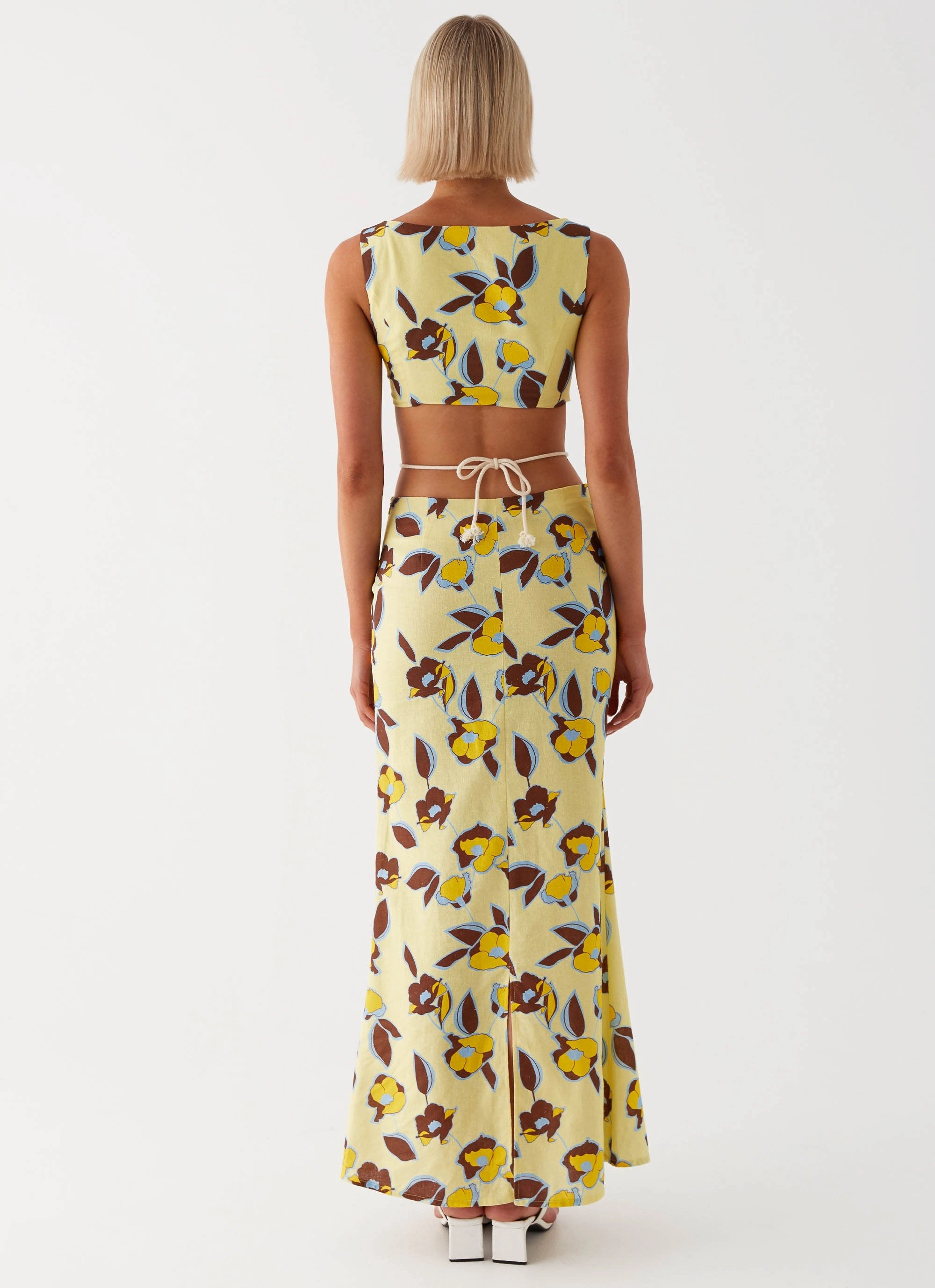 Fashion Fit Sleek Feel Taryn Cut Out Maxi Dress - Primrose