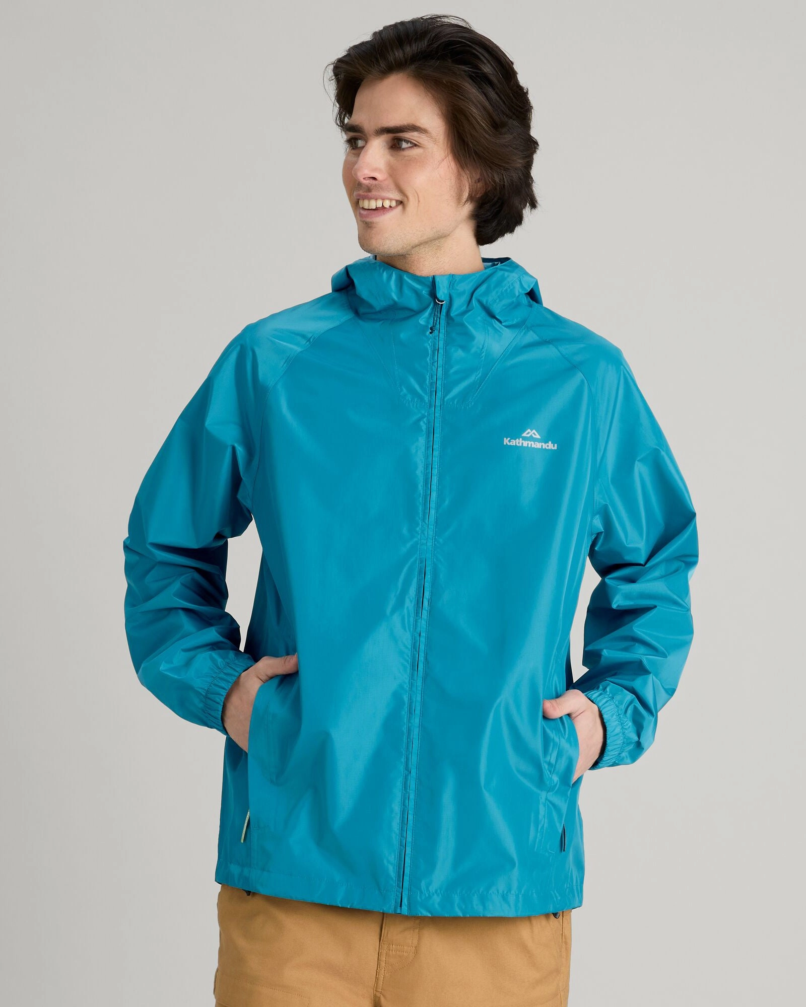 Mesh Venting Men's Pocket-it 2-layer Rain Jacket - Eddy