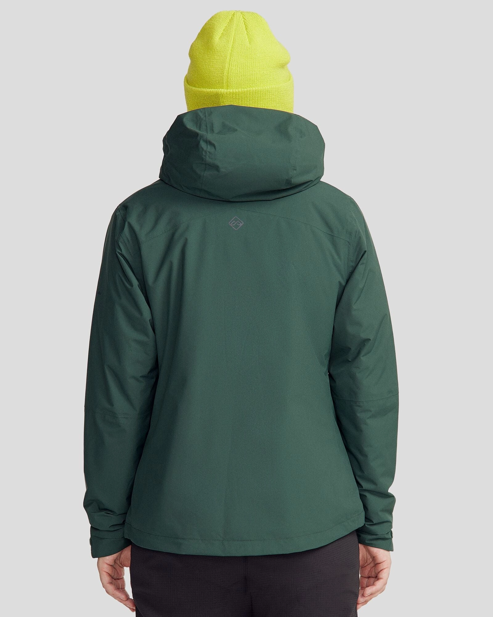 Friction Resistant All Season Compatibility Women's Trailhead 2L novaLOFT Rain Jacket - Deep Forest