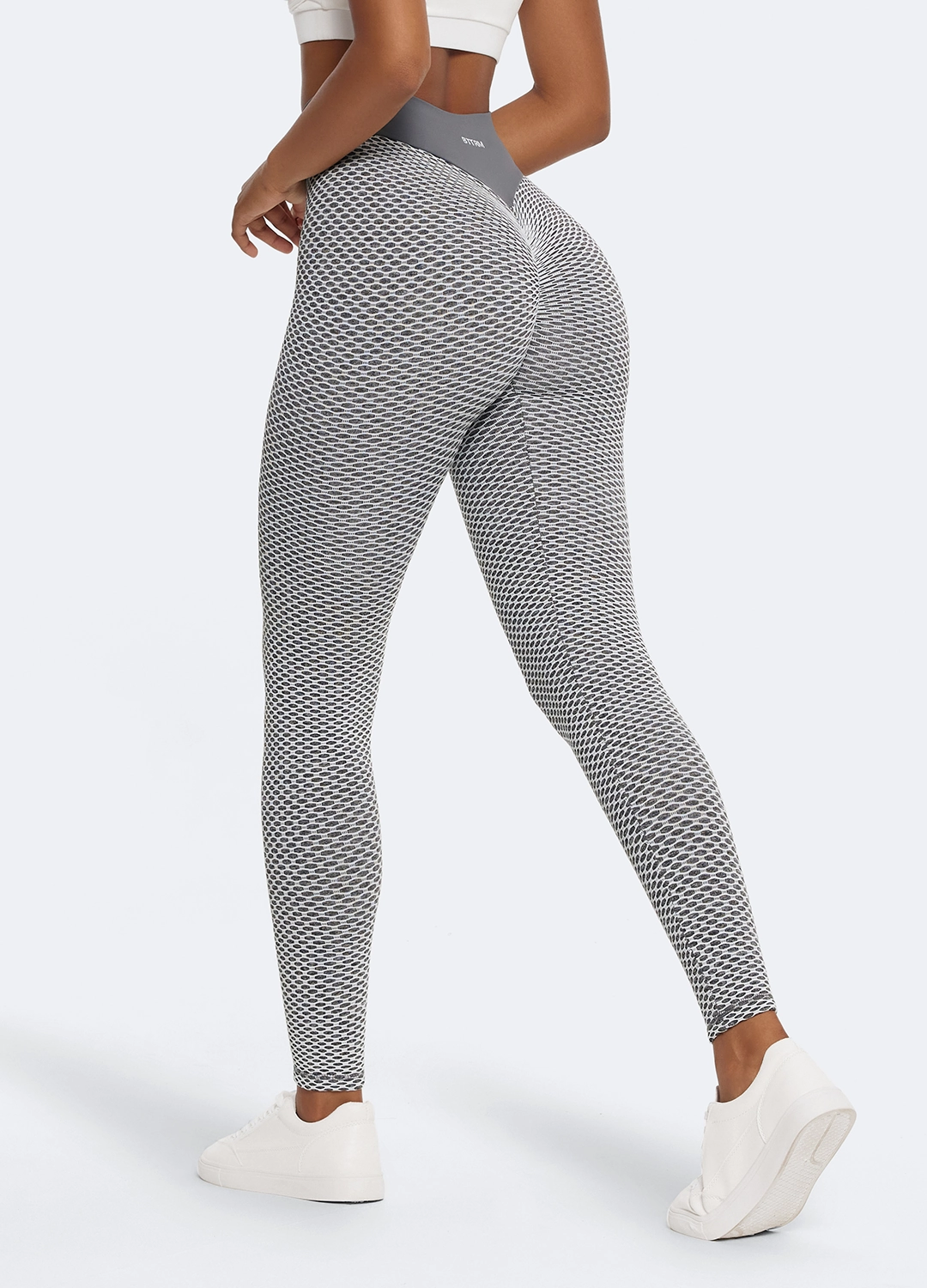 Textured Scrunch Leggings Sweat Wicking Ultra Stretch