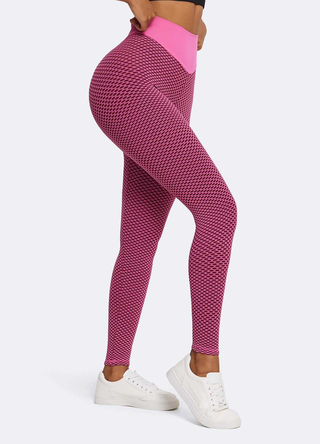 Textured Scrunch Leggings Cozy Comfort