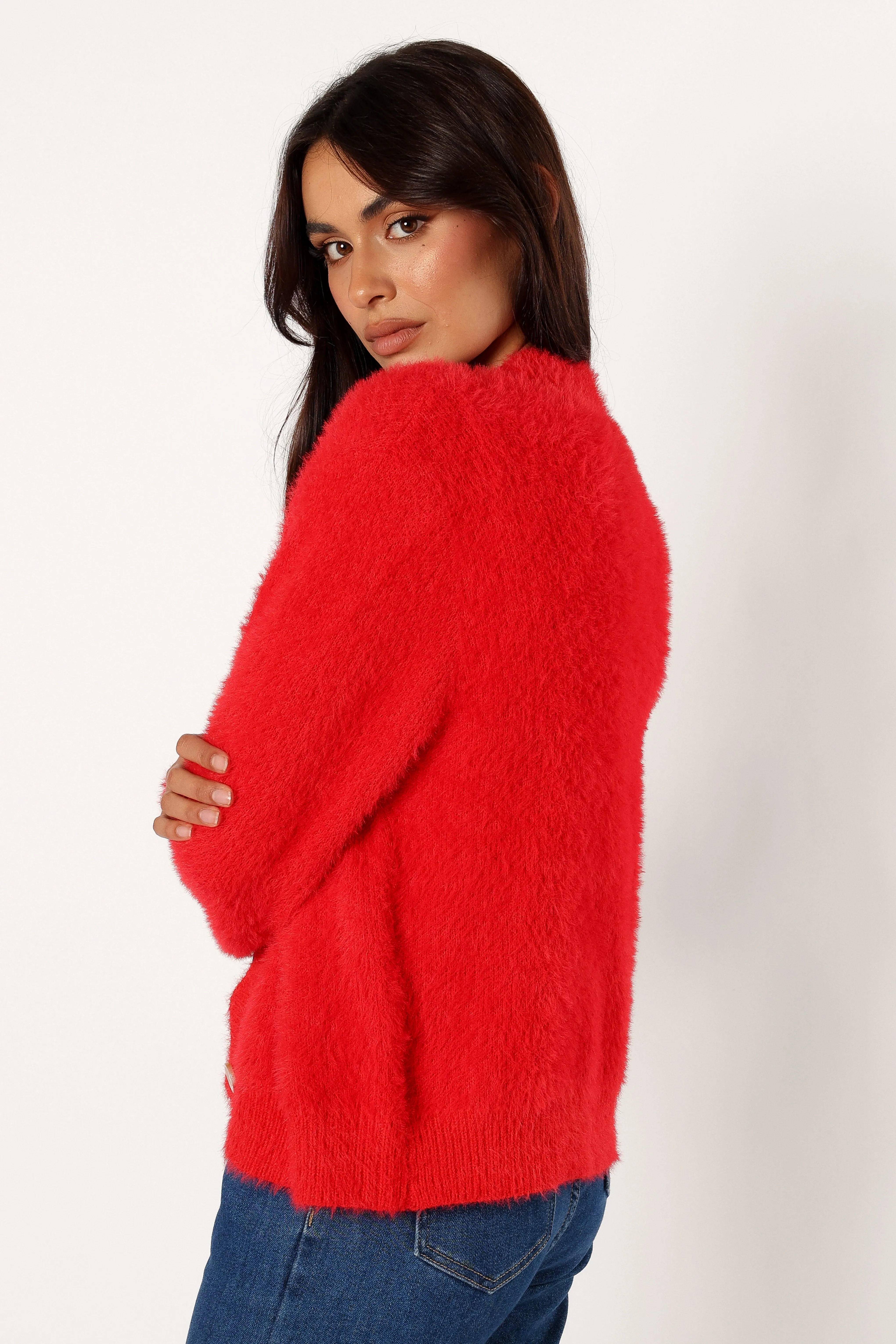 Clara Cardigan - Red Go-To Look