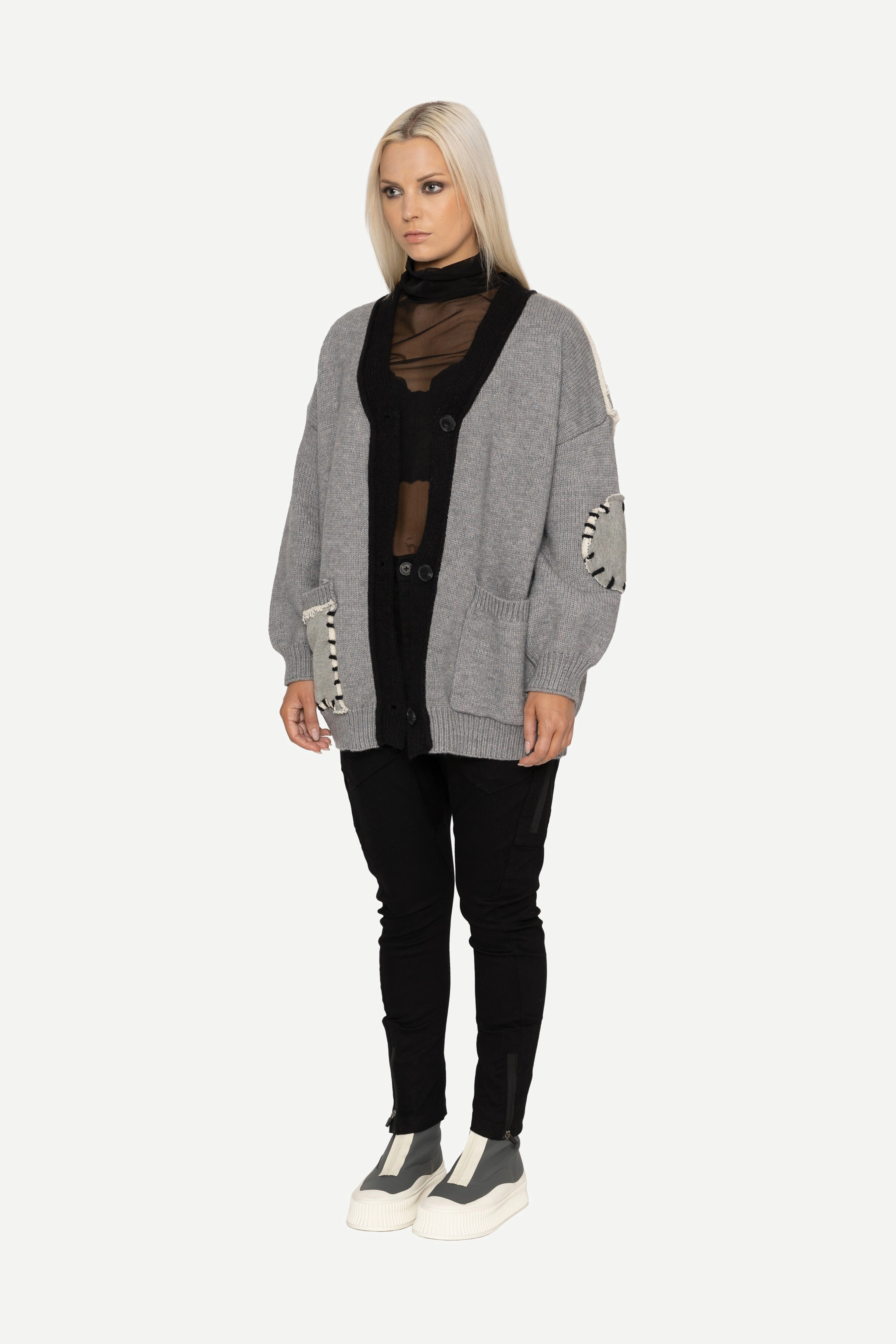 Bone and Arrow - 6622 Stellan Cardigan Reinforced Edging Three Layer Laminate