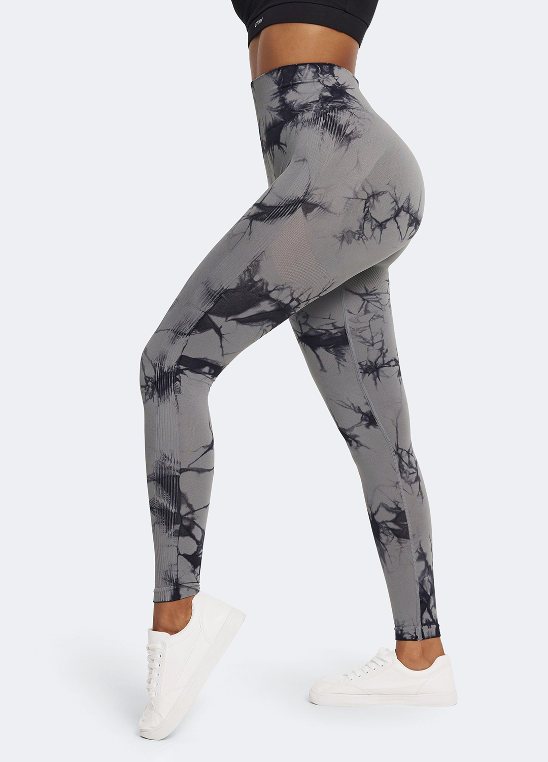 Tie Dye Leggings with Push-Up Essential Fit