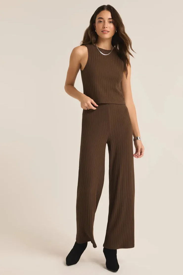 Tight and flattering LORRAINE RIB TANK SlimFitDesign