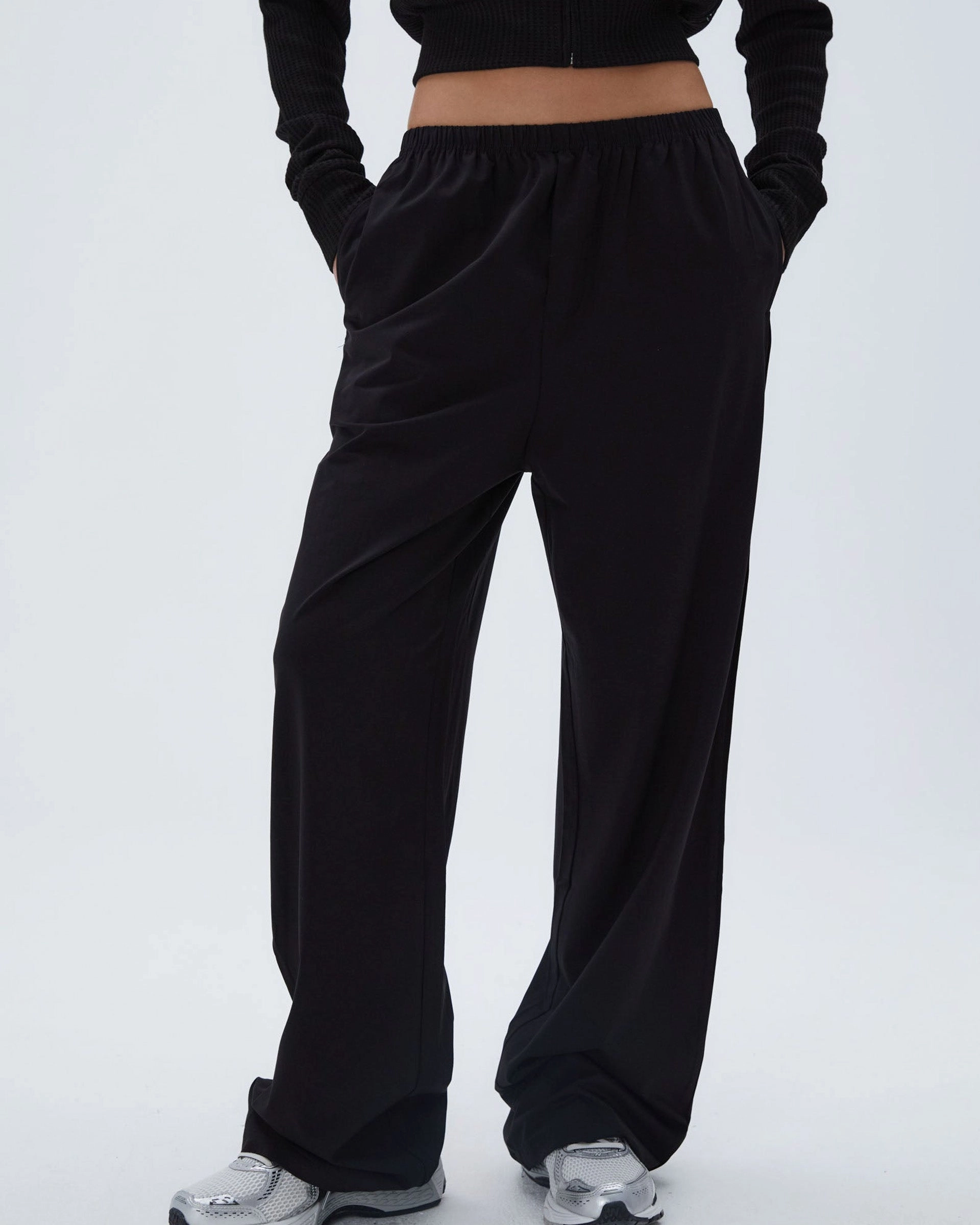 Modal Cotton Pants - Black Hygienic Inner Layer