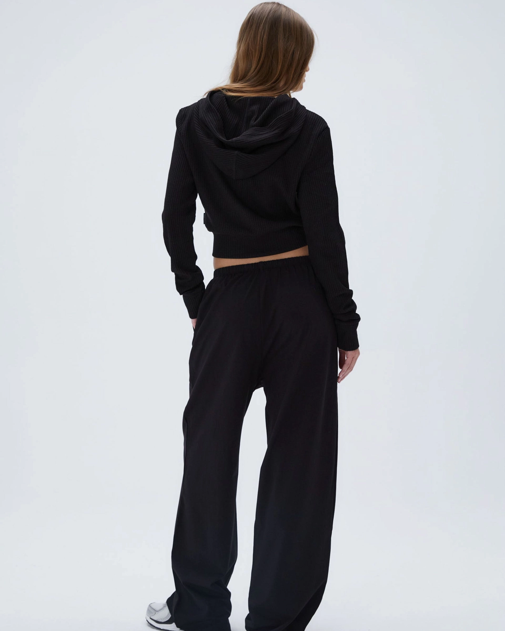Modal Cotton Pants - Black Tough Flex ReinforcedStitching