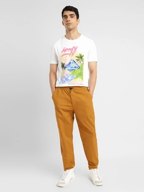 Linen blend LowProfileWaistband Men's Slim Fit Joggers