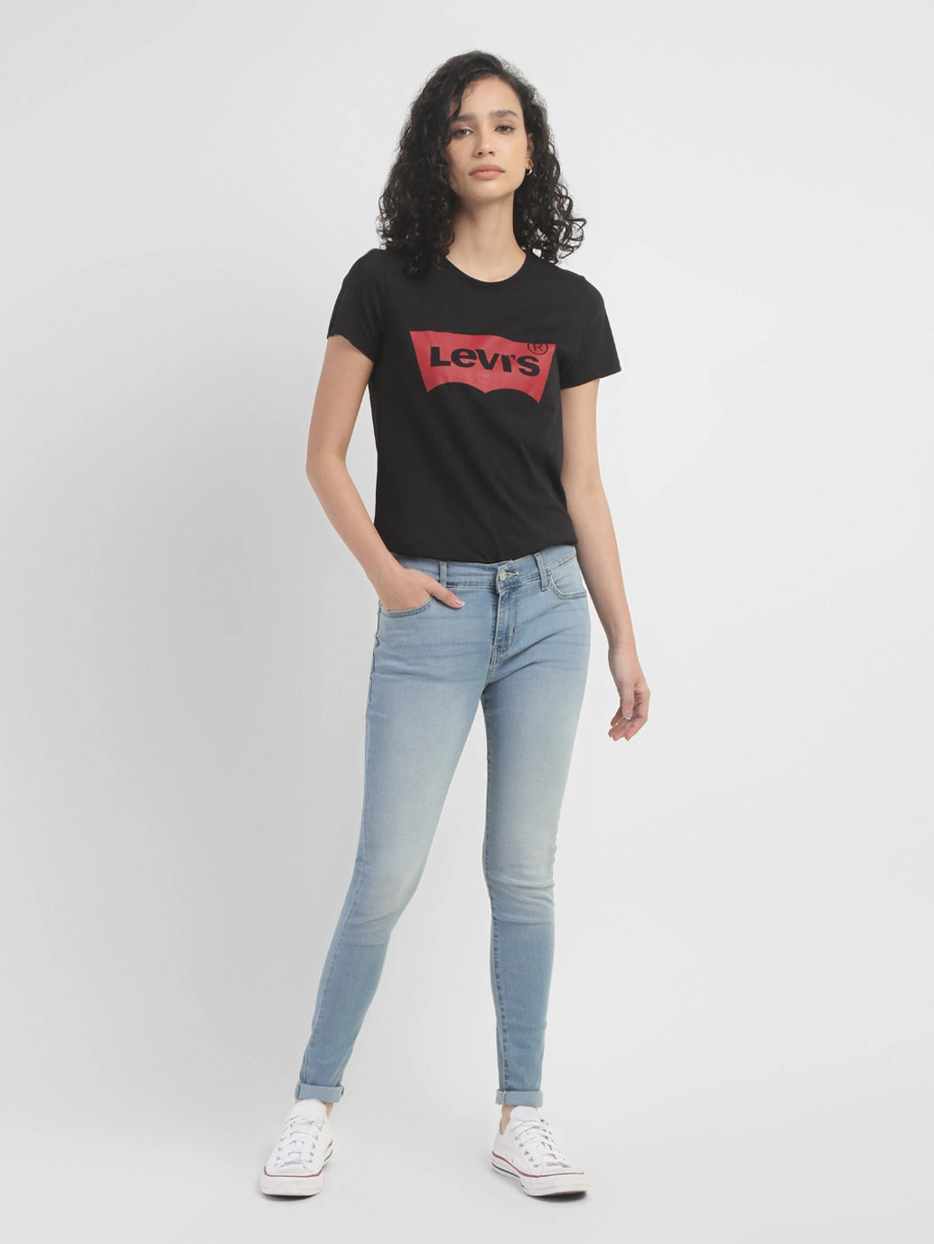 Must Have Wear Festival Outfit Date Night Professional Wear Women's 710 Blue Skinny Fit Mid Rise Jeans