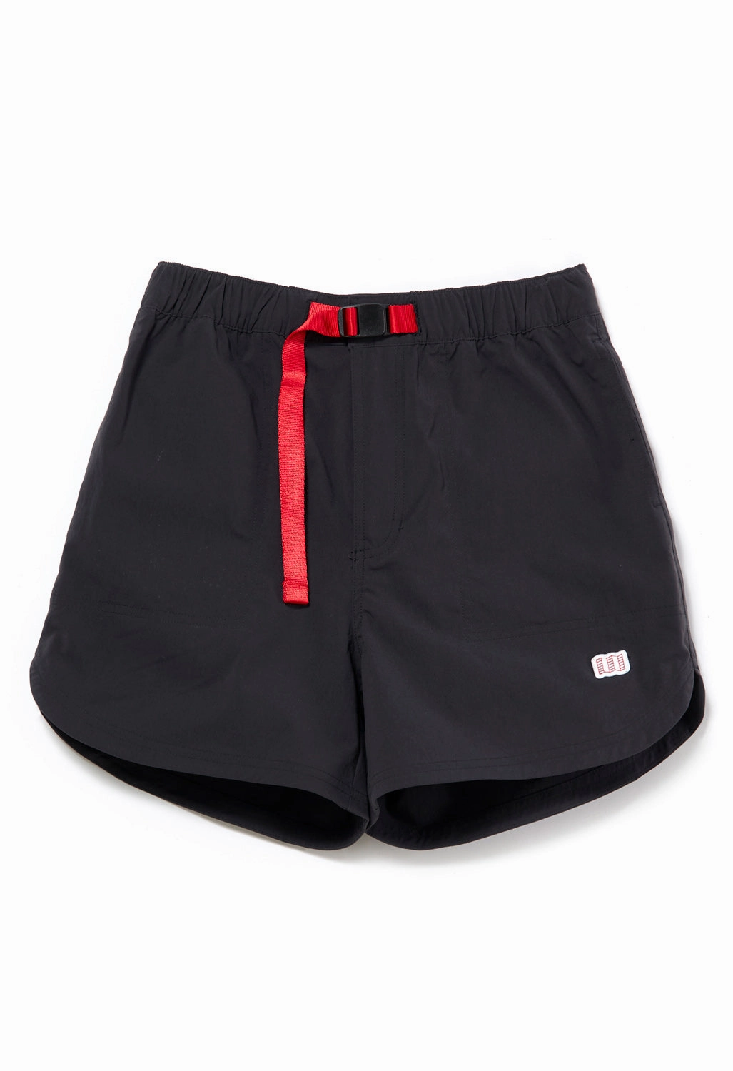 Topo Designs Women's River Shorts - Black Body-Hugging Fit Stay Active