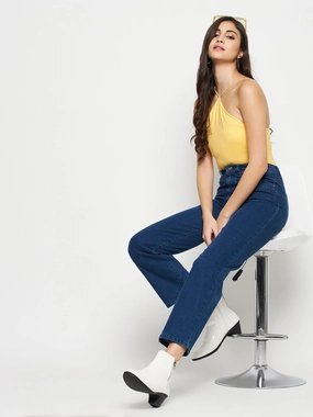 Work Ready Soft Tailored Waistband Madame Blue Denim