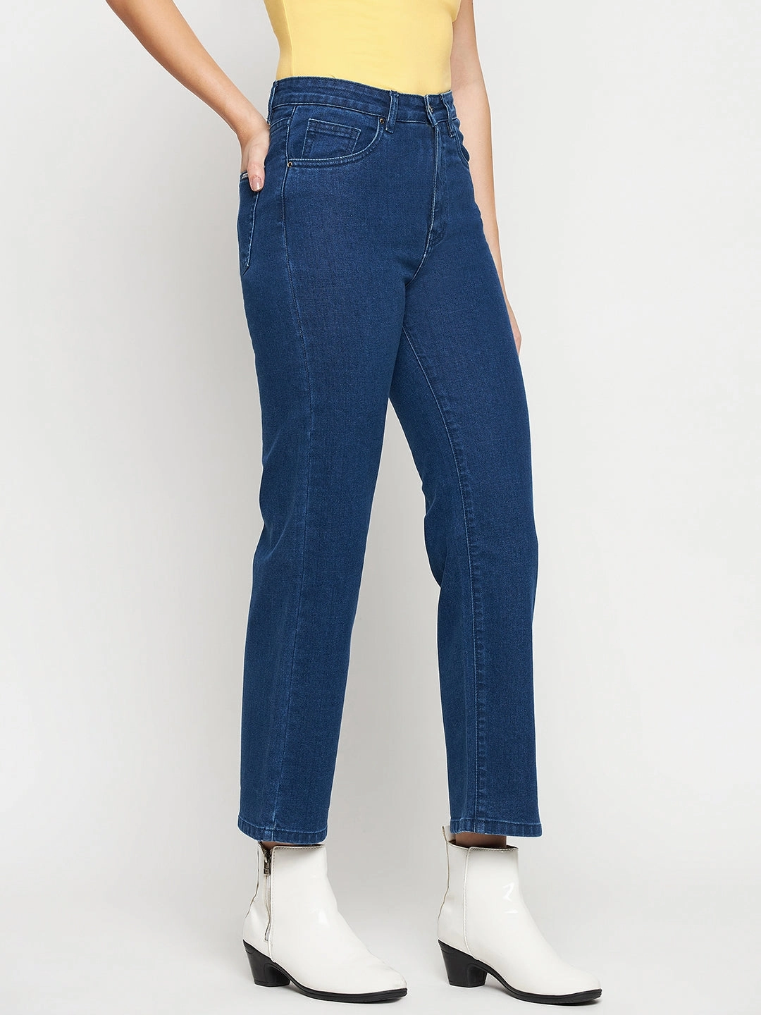 Madame Blue Denim Total Comfort Loose Smooth Shopping Day