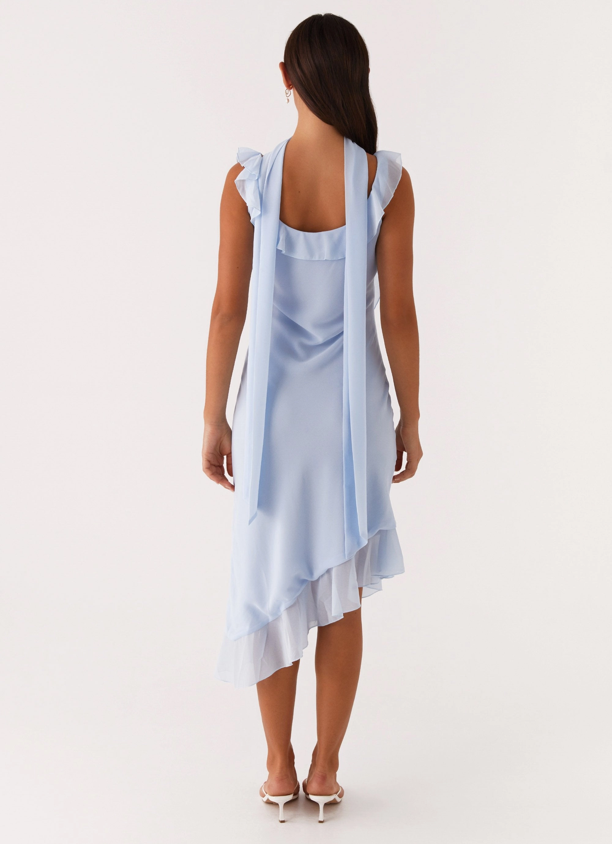 Comfy and Elegant Fariday Midi Dress - Blue