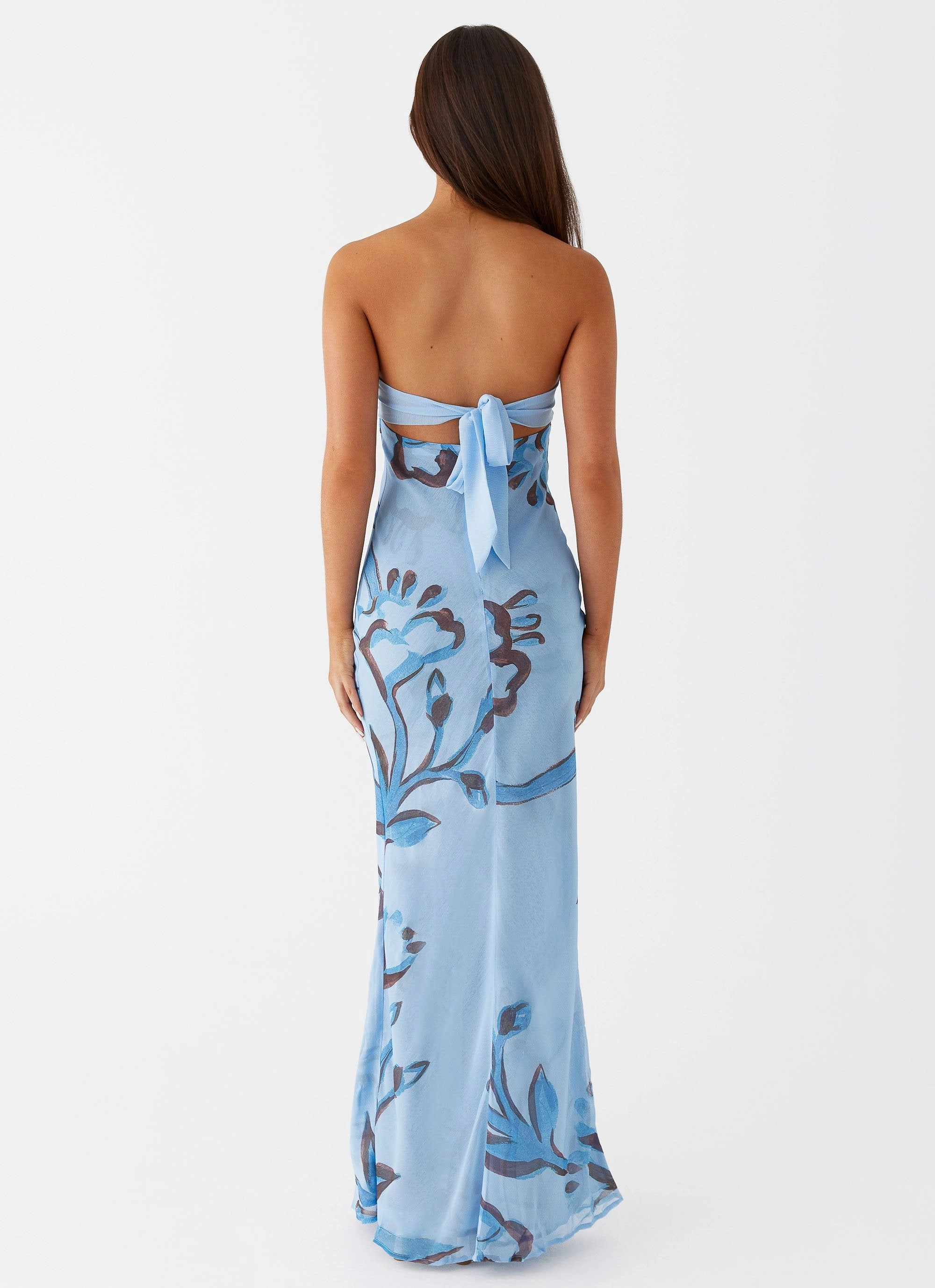 Work or Play Tropicana Maxi Dress - Blue Floral