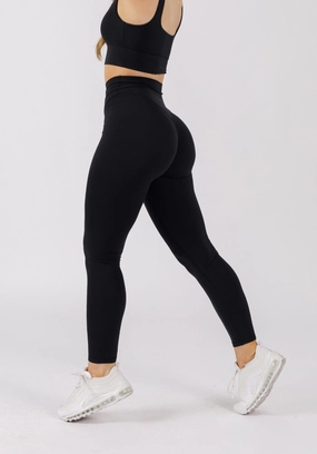 High density material AirSilk Crossover Sculptseam? Legging Black