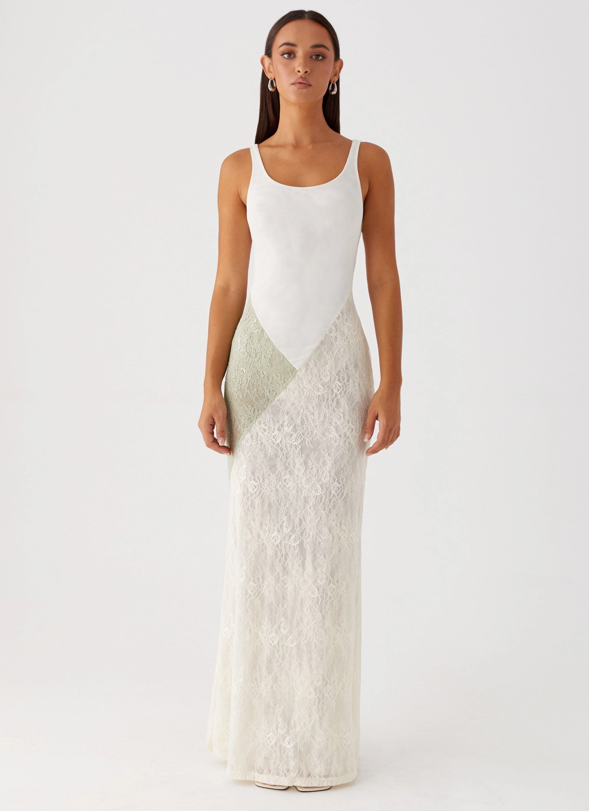 Twilight Dreams Maxi Dress - Ivory Clean Flow Fashionable Layers