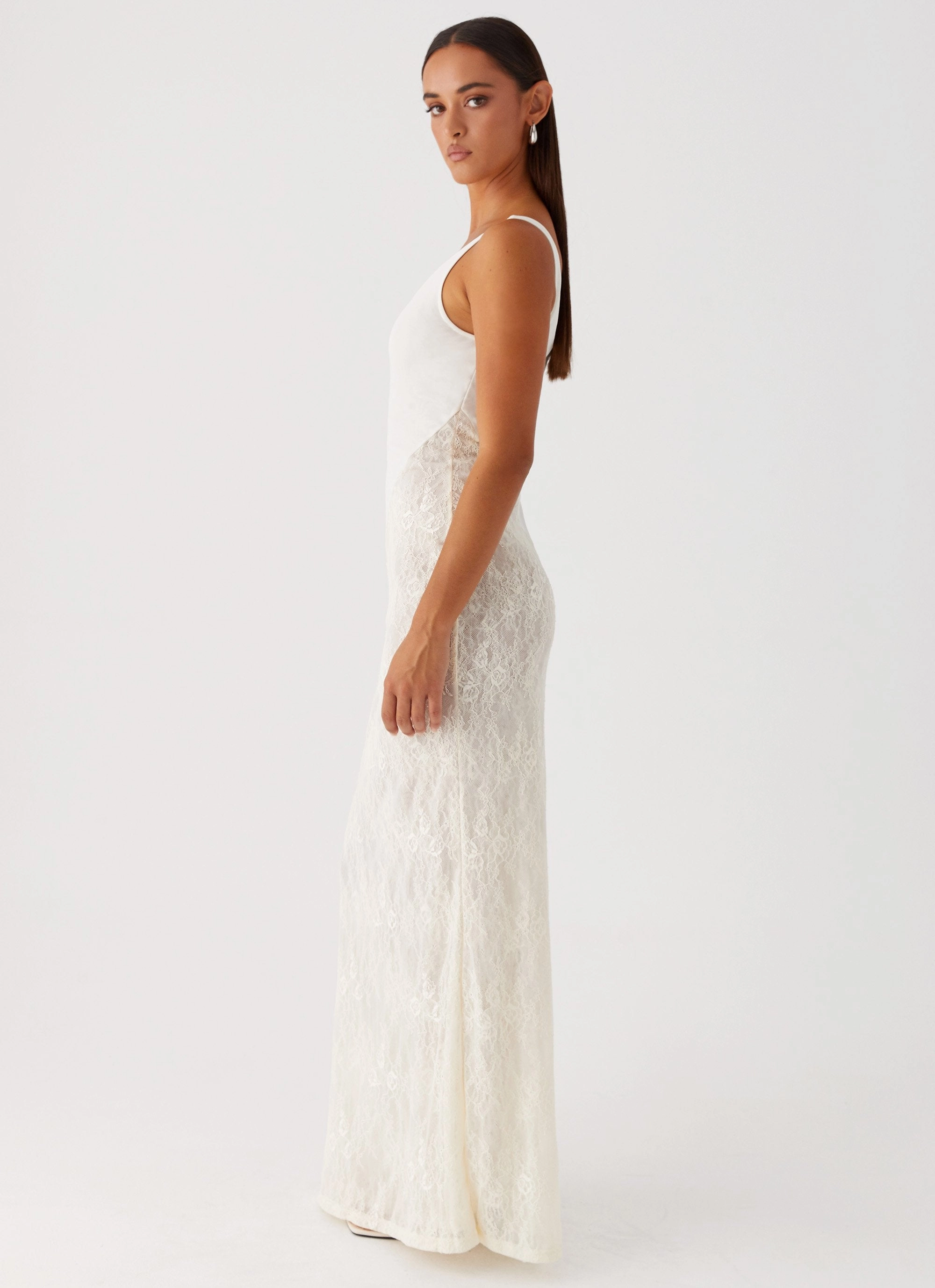 wrap waist Twilight Dreams Maxi Dress - Ivory