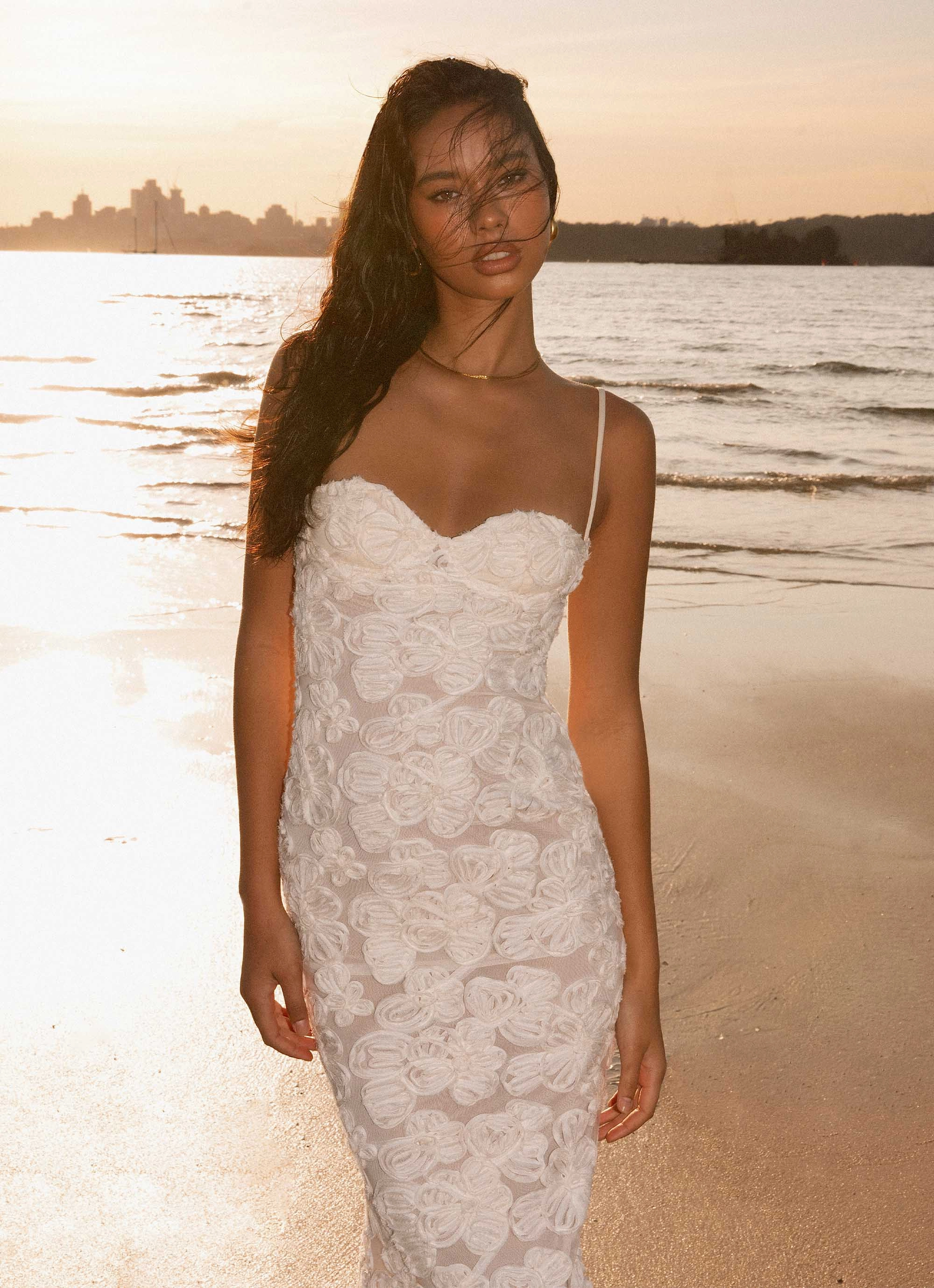 That Girl Maxi Dress - Ivory Joy Glow