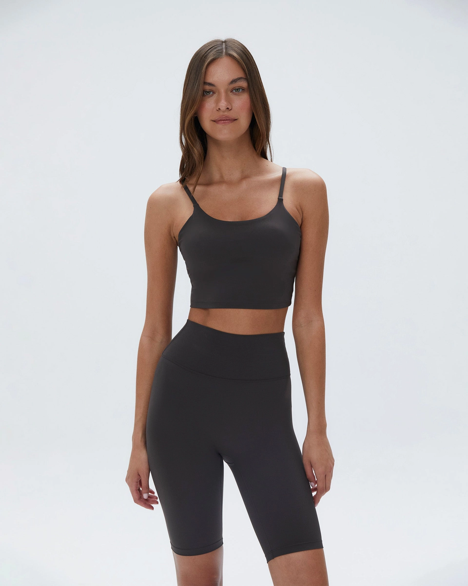 Sport Layer Comfy Active Wear Ultimate Bike Shorts - Coffee Bean