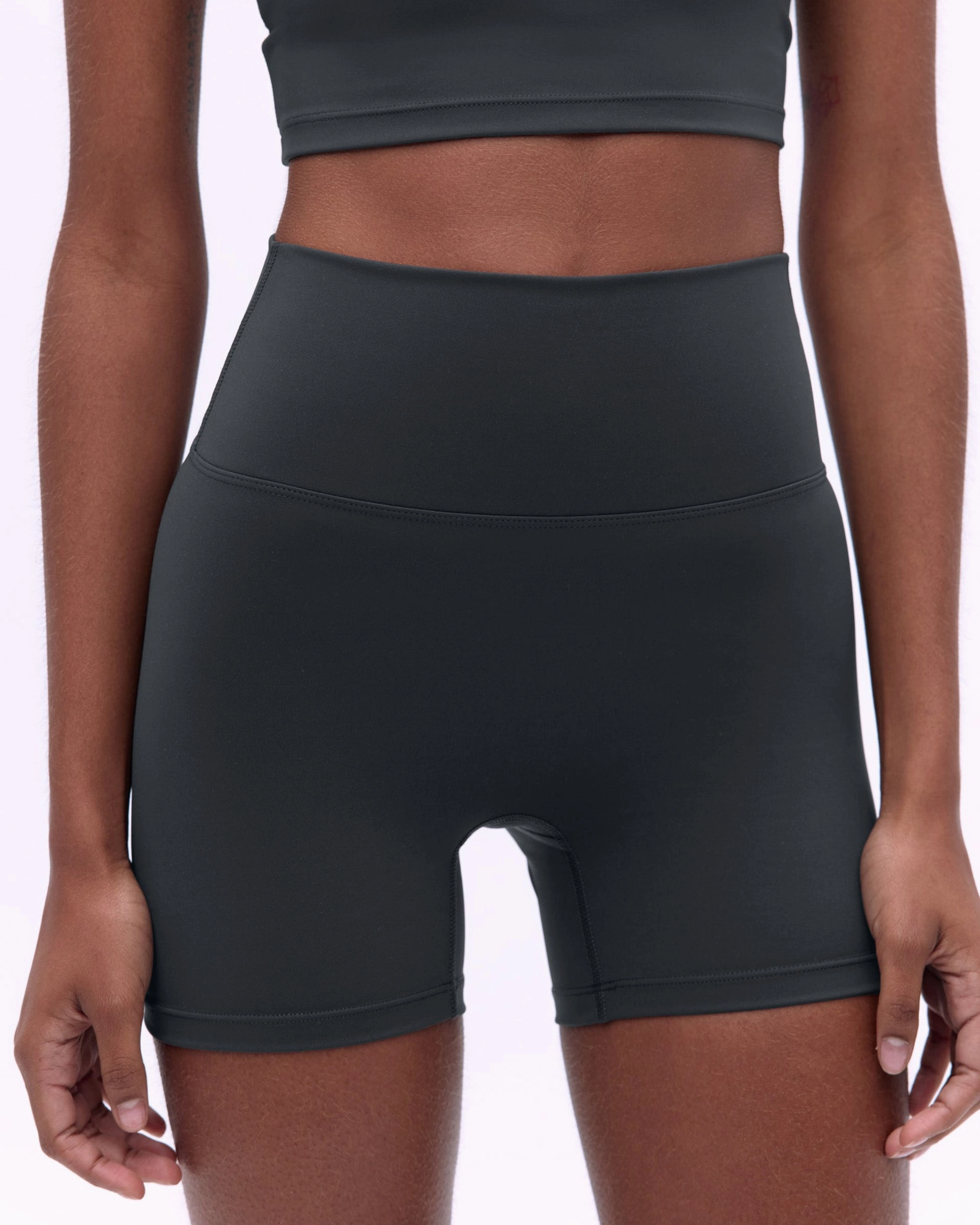 Ultimate Ultra Crop Shorts - Graphite Grey Sleek Cut Casual Fit