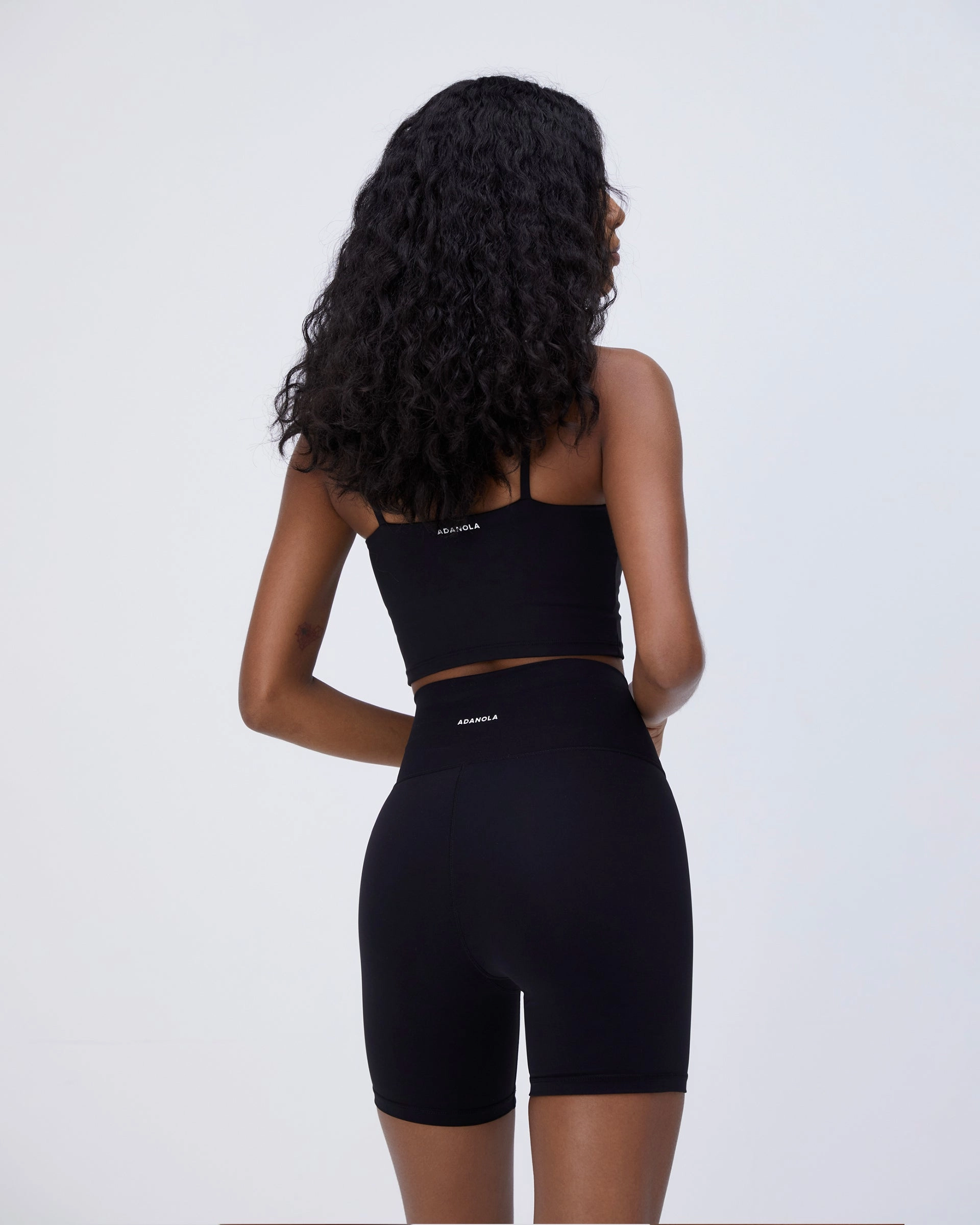 Bold Statement Ultimate Wrap Over Crop Shorts - Black