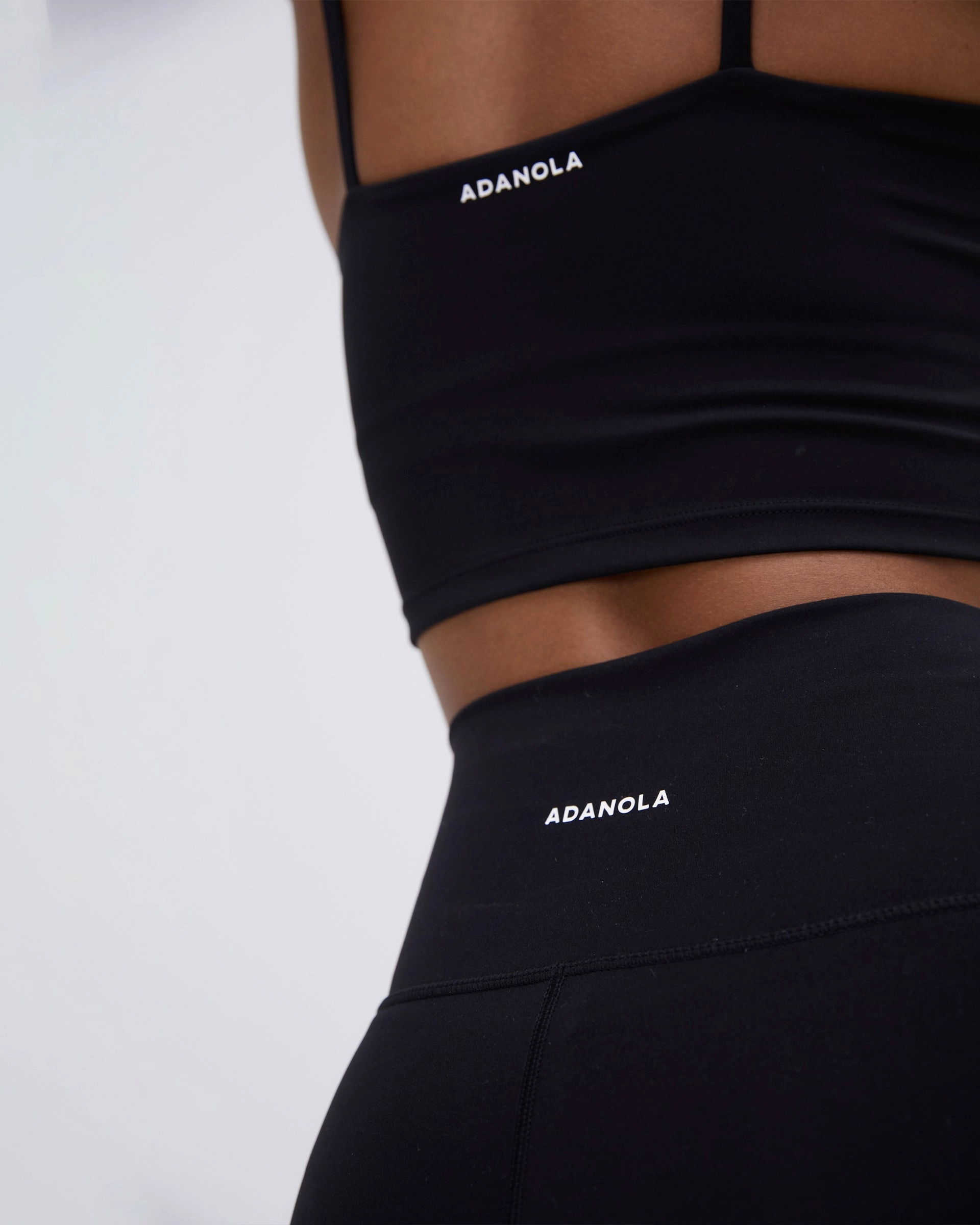 Ultimate Wrap Over Crop Shorts - Black Quick Adjust Fit