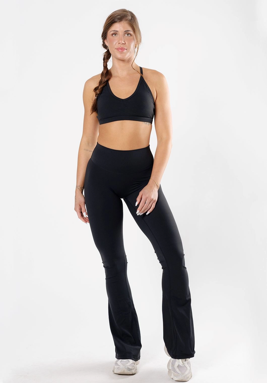 Slim and Comfortable Wear RecStretch Original Sculptseam? Plus Essential Flare Legging 34" Black