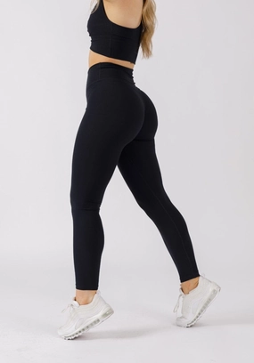 UltraLux Curve Contour Sculptseam? Legging Black Base Layer For Adults Wrinkle Resistant