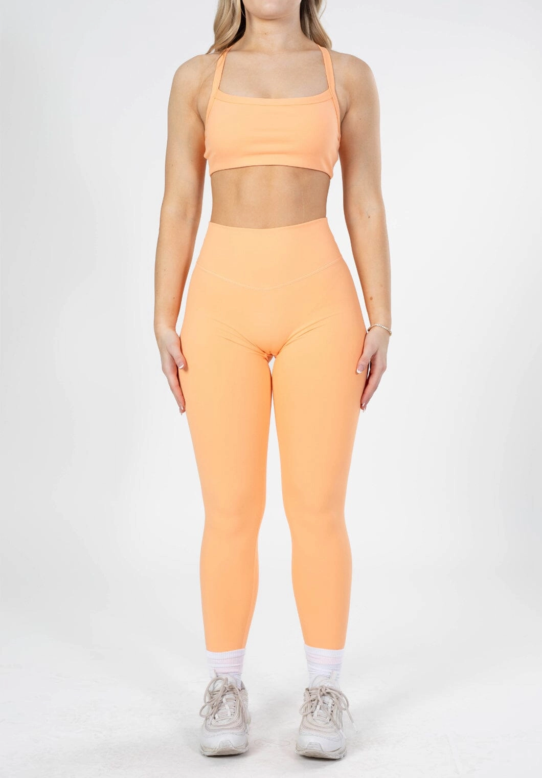 Relaxed Wear Petite Size Casual Day UltraLux Curve Contour Sculptseam? Legging Orangesicle