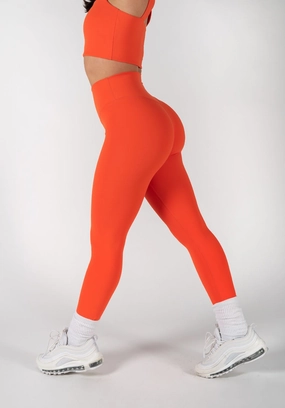 UltraLux Curve Contour Sculptseam? Legging Poppy Athletic Comfort Stretch performance