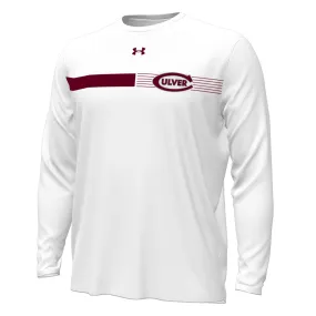 Under Armour Gameday Tech Armourfuse Long Sleeve Tee - White Minimal Comfort