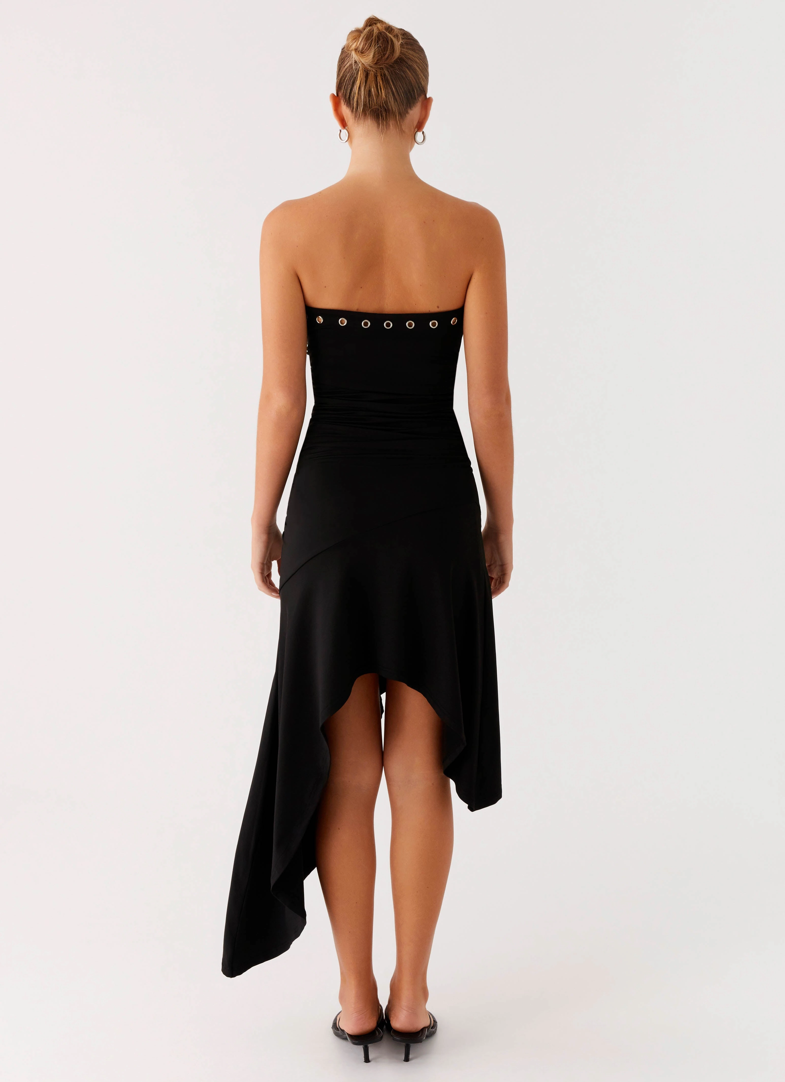 Unapologetic Midi Dress - Black perfect for events