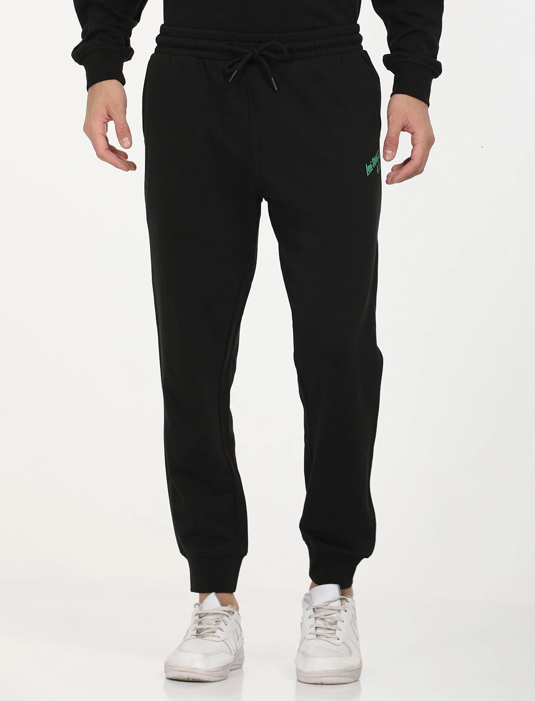 Comfy Feel Quick Comfort Design Men's Black Regular Fit Joggers