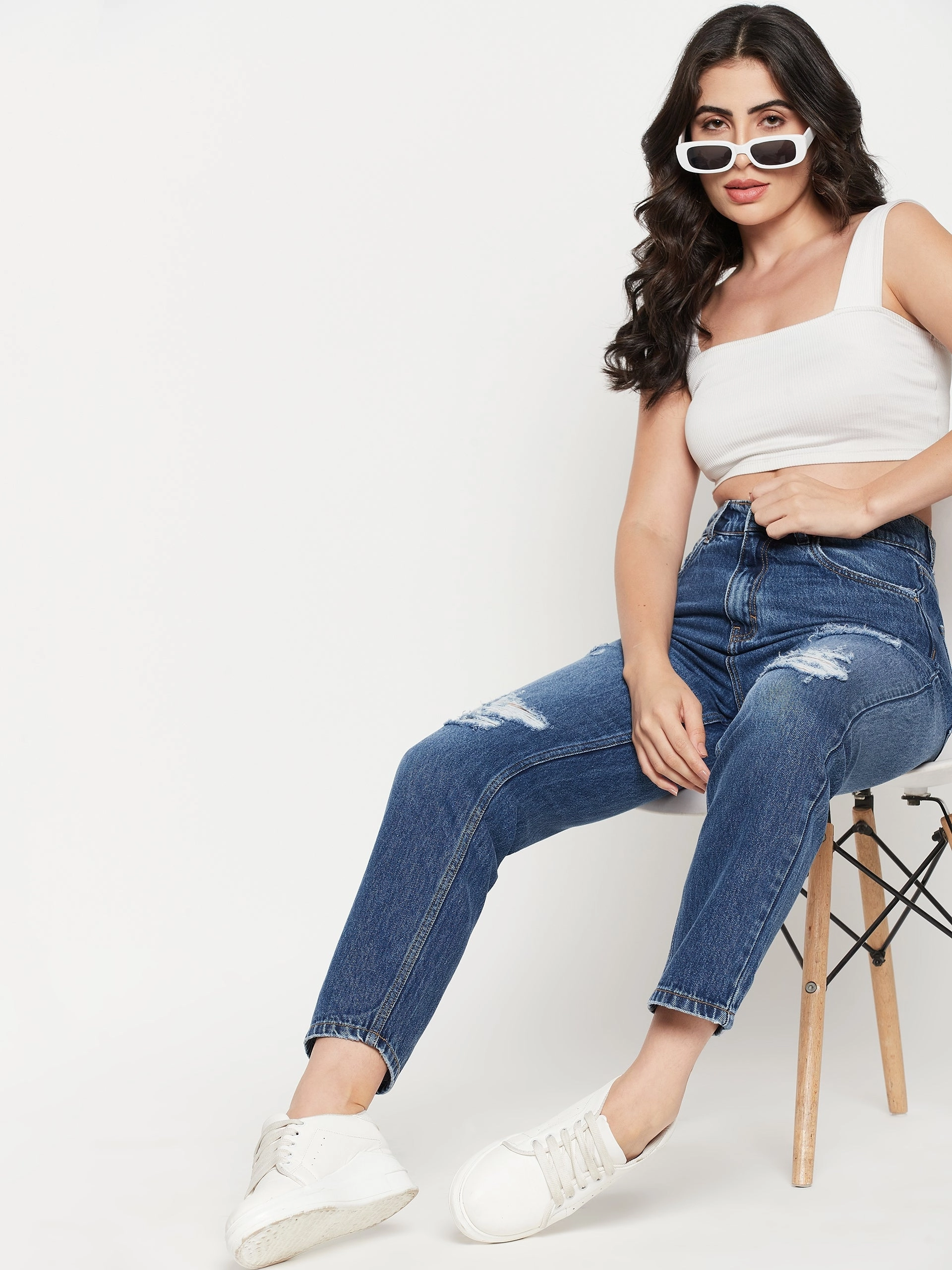 Fit For Every Day Madame Midblue Denim