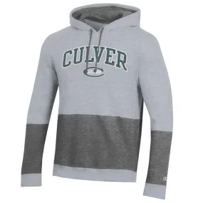 All-Weather Comfort Champion Men's Superfan Big Stripe Hood -Grey