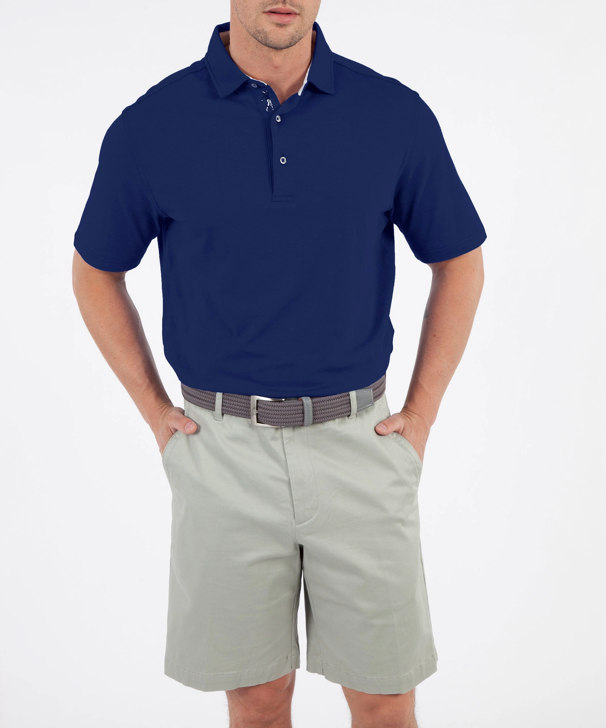 eFX Performance Cotton Solid Short Sleeve Polo Shirt Everyday Essentials