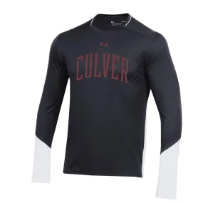 Ultra Soft Texture Under Armour Men's Gameday Long Sleeve Tee - Black & White
