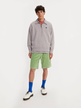 Men's Green Slim Fit Shorts Formal Occasion