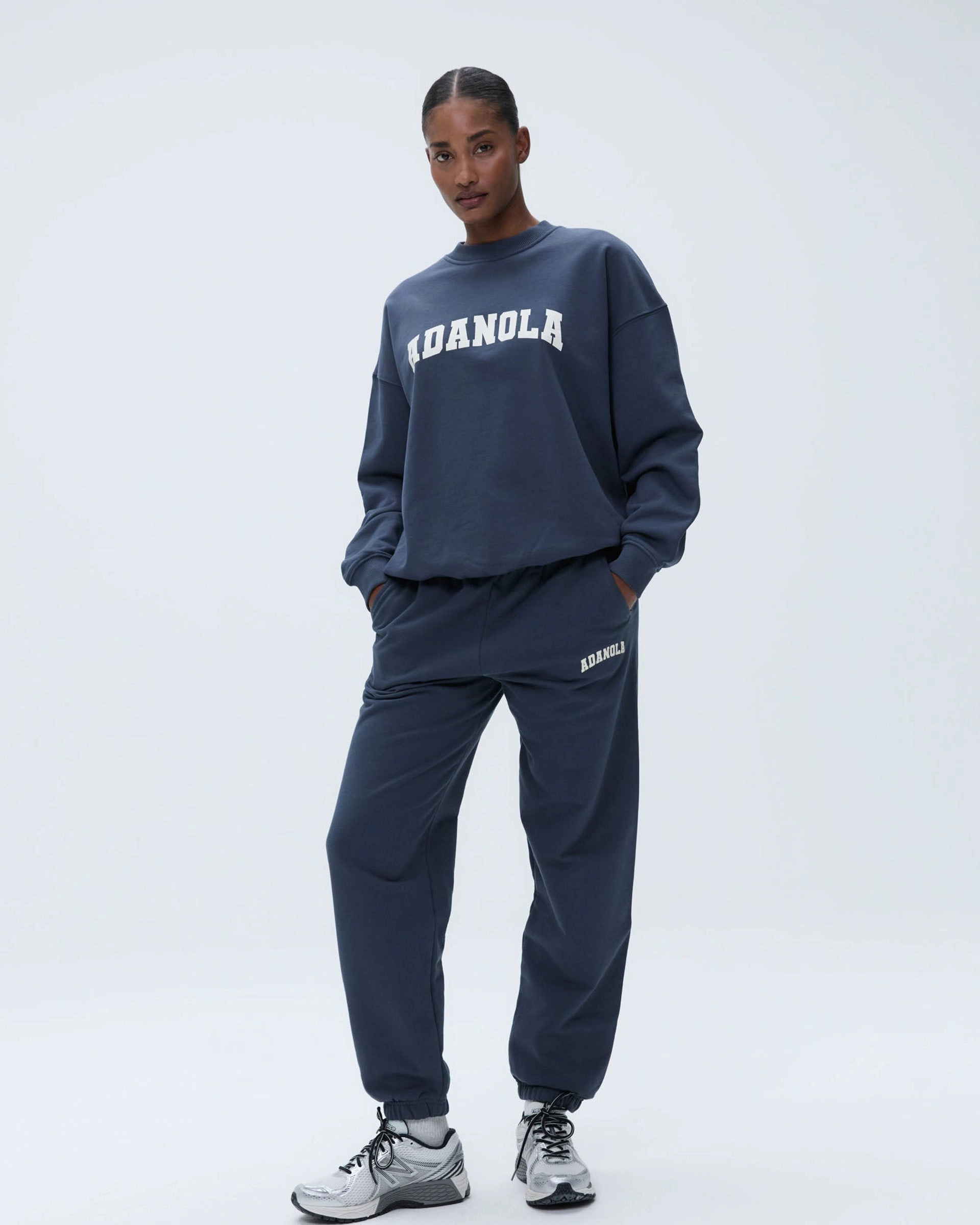 Varsity Sweatpants - Washed Midnight Blue ReinforcedBeltLoops