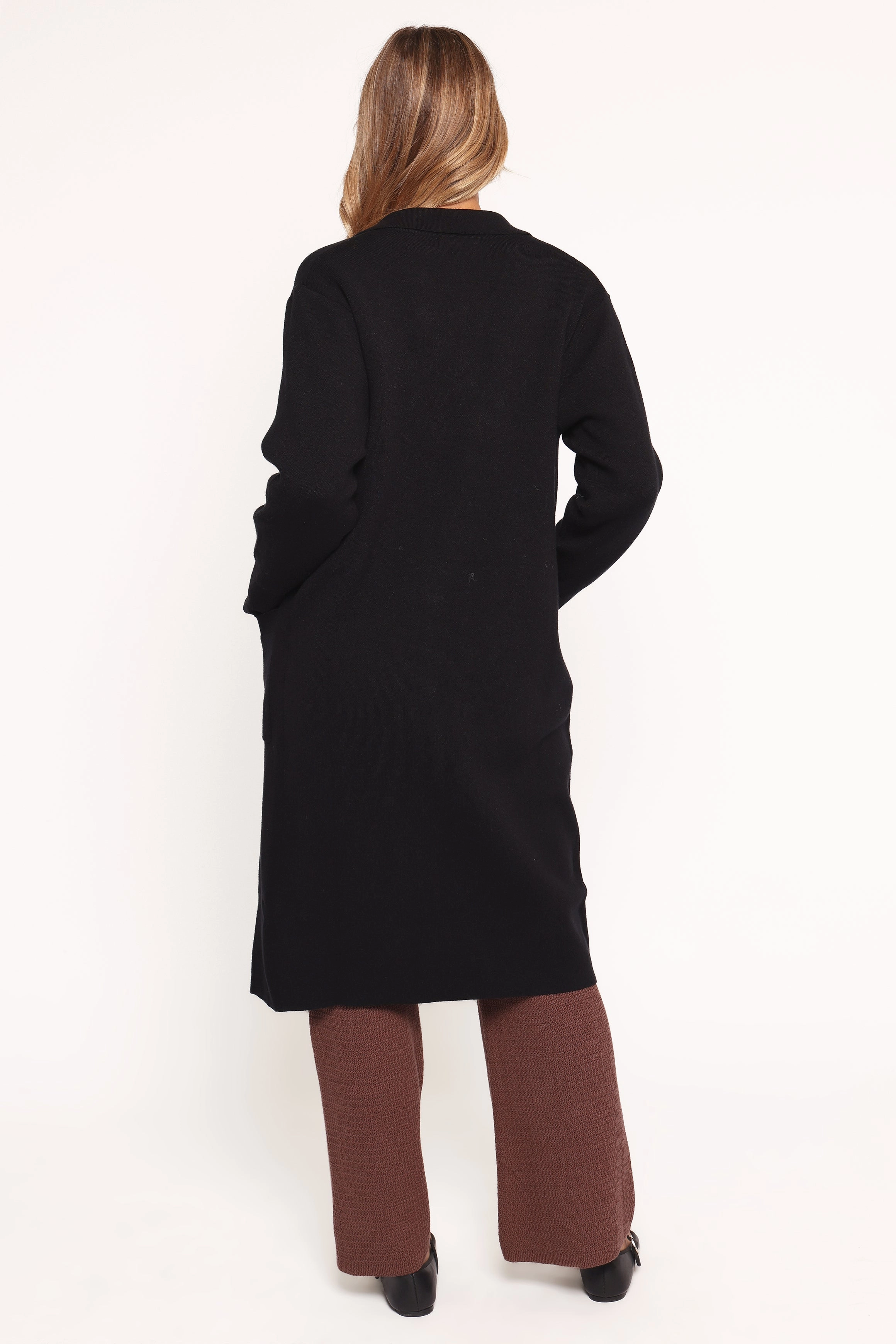 Venda Coatigan - Black Colorfast Clothing Tagless Labeling