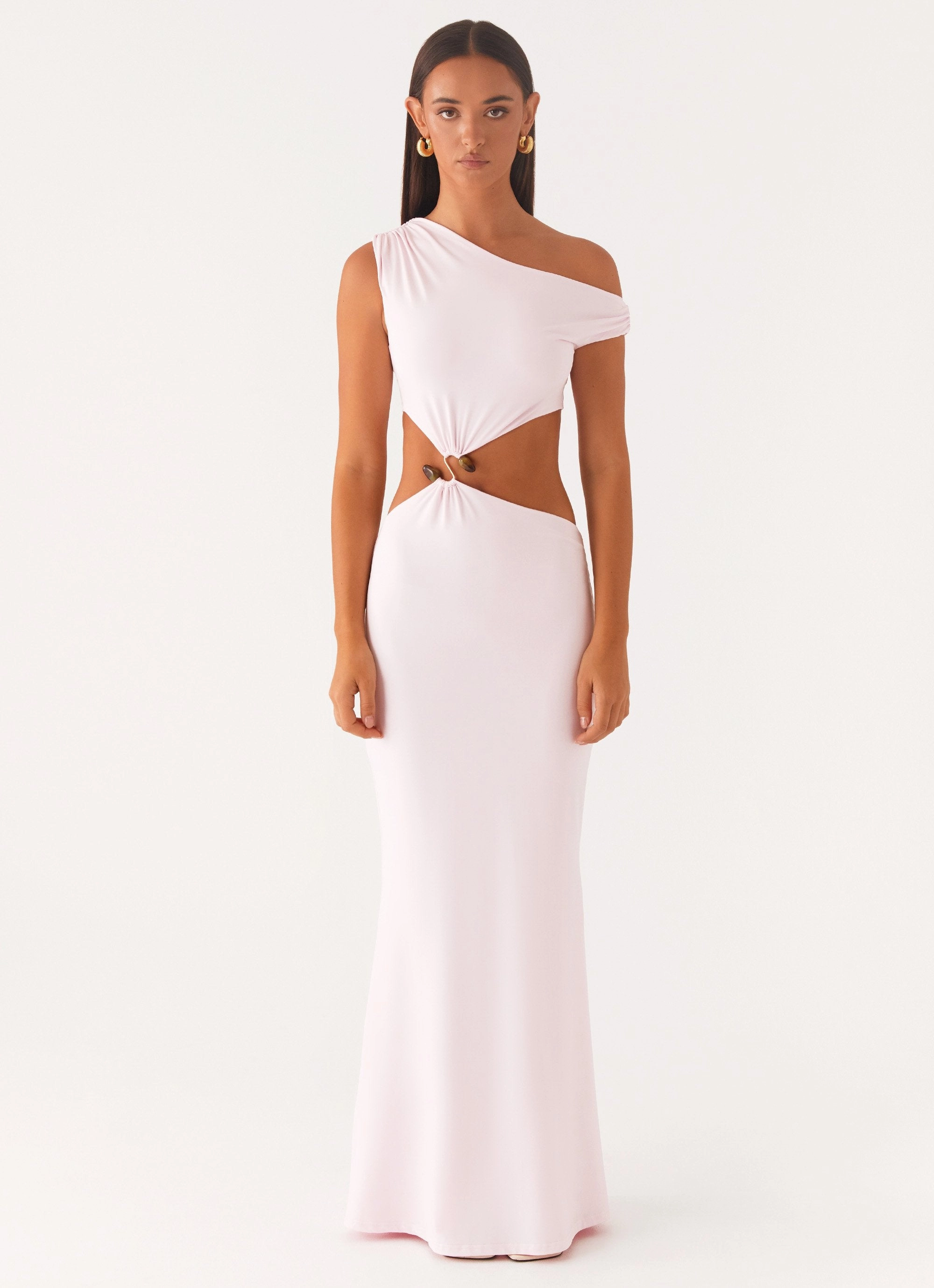 Light Wrap Fashionable Layer Veronica Maxi Dress - Pink