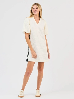 FINAL SALE - Stacey Dress | Ivory Smooth Detail
